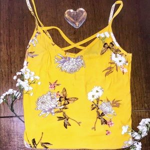 Rue21 Strappy Yellow Cami
